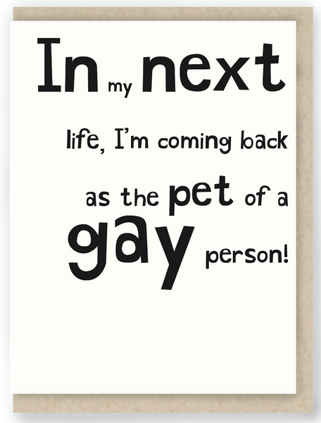 296 - PET OF A GAY