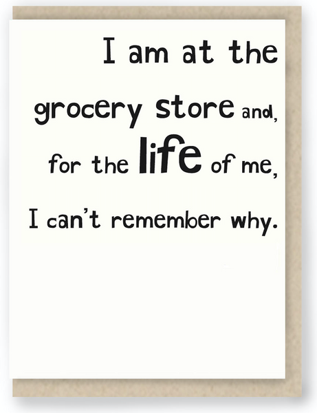 531 - I AM AT THE GROCERY STORE