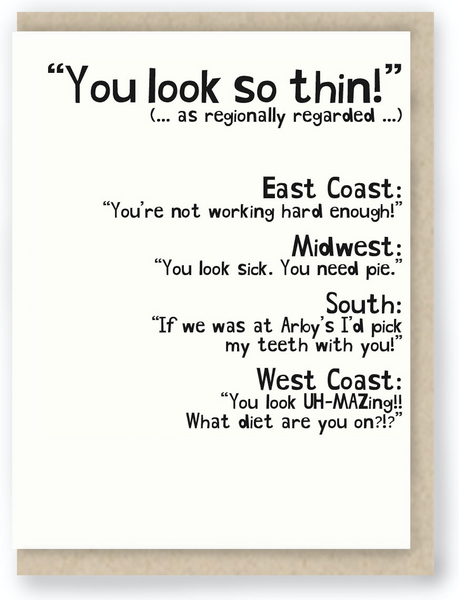 542 - YOU LOOK THIN