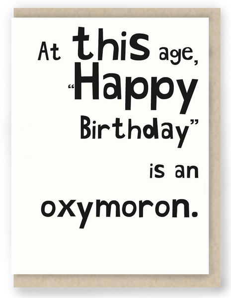 881 - AN OXYMORON