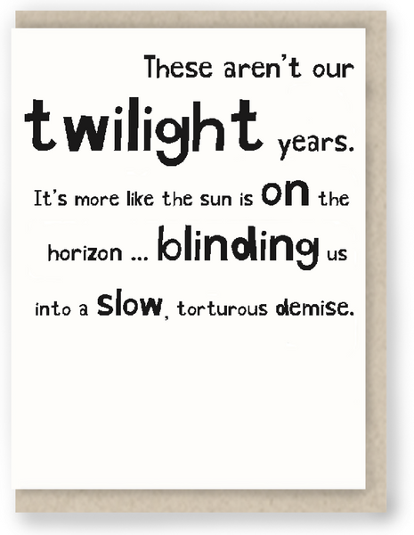 946 - Twilight years