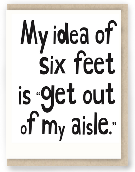 PAN 35:  My idea of six feet